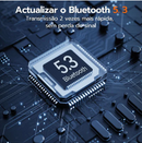 Fone De Ouvido Sem Fio Bluetooth 5.3 Compatível iPhone Android Com Microfone e Redução de Ruído Wire