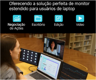 3 Telas Extensoras (4k) - Macbook & Windows