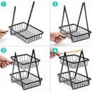 Cesta de Fruta 2 Andares Fruteira de Mesa