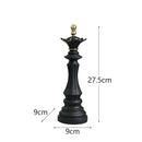 Decoração de Mesa Resina Estátua Peças de Xadrez