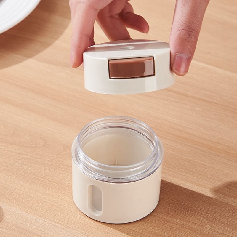 Kit 6 Porta Temperos e Condimentos de Parede Magnético com Dosador