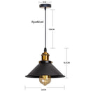 Luminária Pendente Vintage para Cozinha Moderna e Sala de Jantar