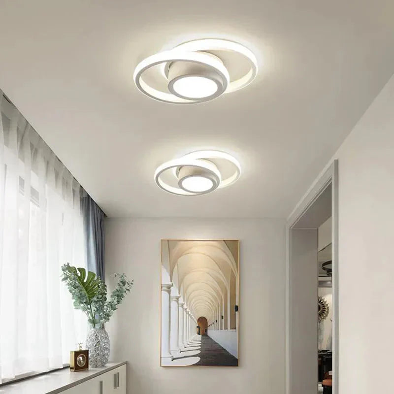 Luminária de Teto LED com Design Circular Para Quarto e Sala