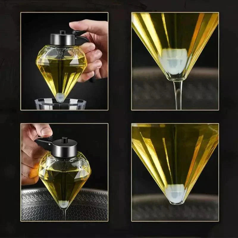 Meleira de Vidro Porta Mel Dispenser com Base