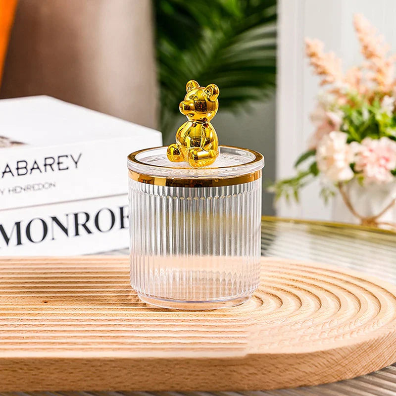 Organizador Porta Cotonete e Algodão Acrílico