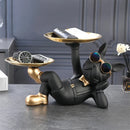 Estátua Decorativa de Bulldog